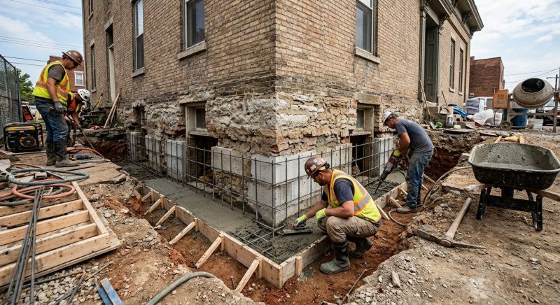 Structural Underpinning in Bucks County, PA
