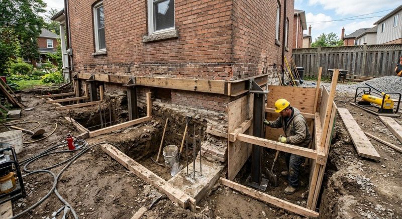 Underpinning Repair in Bucks County, PA